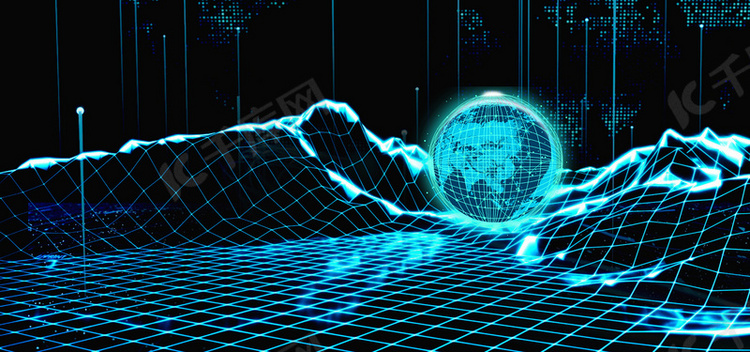 科技科技線條藍(lán)色科技風(fēng)